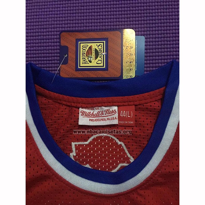 Camiseta All Star 2003 Kobe Bryant NO 8 Hardwood Classics Rojo